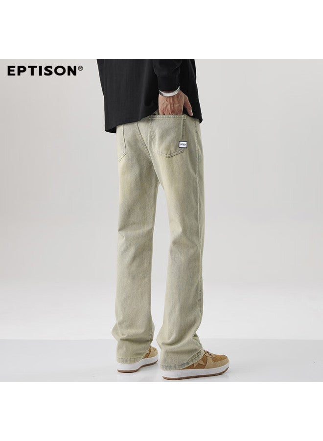 EPTISON Yipintiancheng American-style Straight-leg Jeans For Men, 2025 Autumn Cool Street Casual Trousers, Loose Wide-leg Pants For Me - Image 5