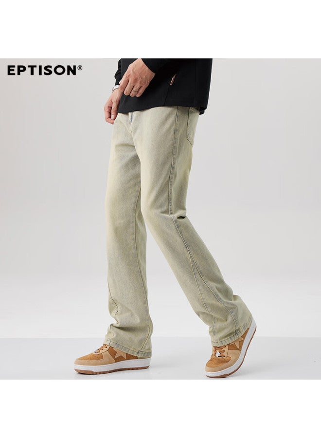 EPTISON Yipintiancheng American-style Straight-leg Jeans For Men, 2025 Autumn Cool Street Casual Trousers, Loose Wide-leg Pants For Me - Image 2