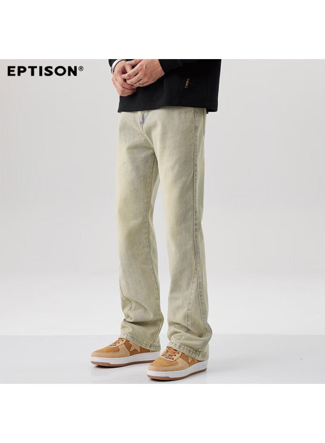 EPTISON Yipintiancheng American-style Straight-leg Jeans For Men, 2025 Autumn Cool Street Casual Trousers, Loose Wide-leg Pants For Me - Image 1