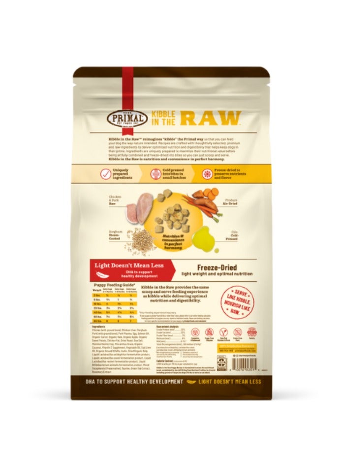 Primal Pet Foods Puppy Chicken Kibble in the Raw Grain Free Freeze Dried Raw Dog Food 710g - Image 2