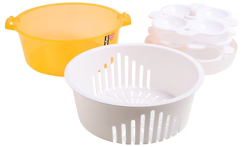 Nayasa Spincart - Microwave Idli Maker, 2 L, 4 In 1 (Orange) - Image 3