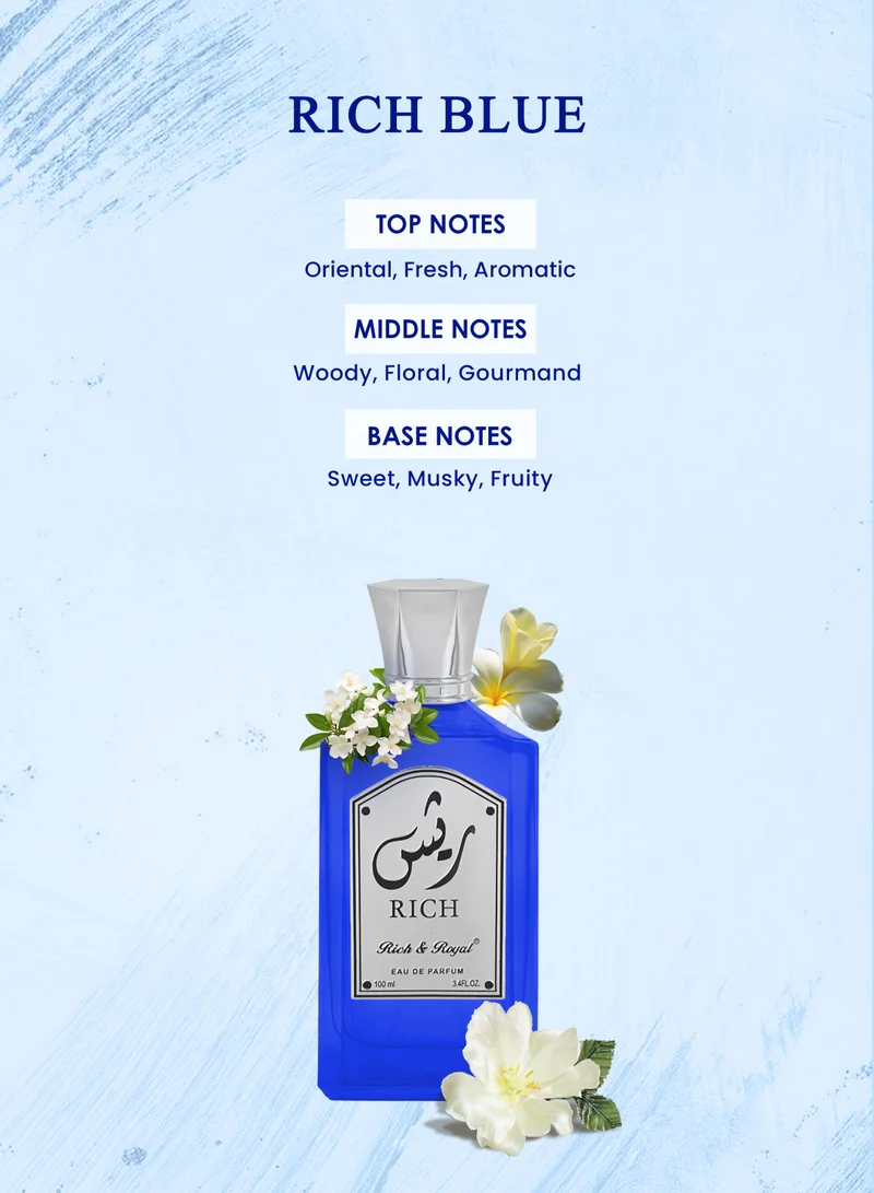 عطور مهابوب ريتش بلو من عطور محبوب 100 مل