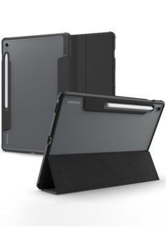 Spigen Ultra Hybrid Pro for Samsung Galaxy Tab S10 FE+ Case 13.1 inch (2025) Tri-Fold Cover Clear Back with S Pen Holder [Tab S10 FE PLUS] - Black  - Image 1