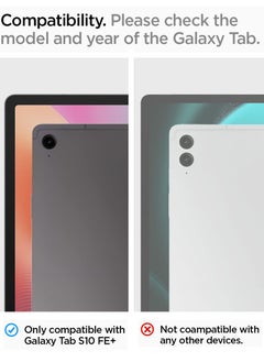 Spigen Ultra Hybrid Pro for Samsung Galaxy Tab S10 FE+ Case 13.1 inch (2025) Tri-Fold Cover Clear Back with S Pen Holder [Tab S10 FE PLUS] - Black  - Image 2