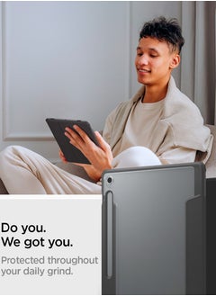 Spigen Ultra Hybrid Pro for Samsung Galaxy Tab S10 FE+ Case 13.1 inch (2025) Tri-Fold Cover Clear Back with S Pen Holder [Tab S10 FE PLUS] - Black  - Image 3