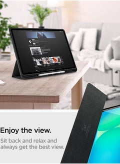 Spigen Ultra Hybrid Pro for Samsung Galaxy Tab S10 FE+ Case 13.1 inch (2025) Tri-Fold Cover Clear Back with S Pen Holder [Tab S10 FE PLUS] - Black  - Image 4