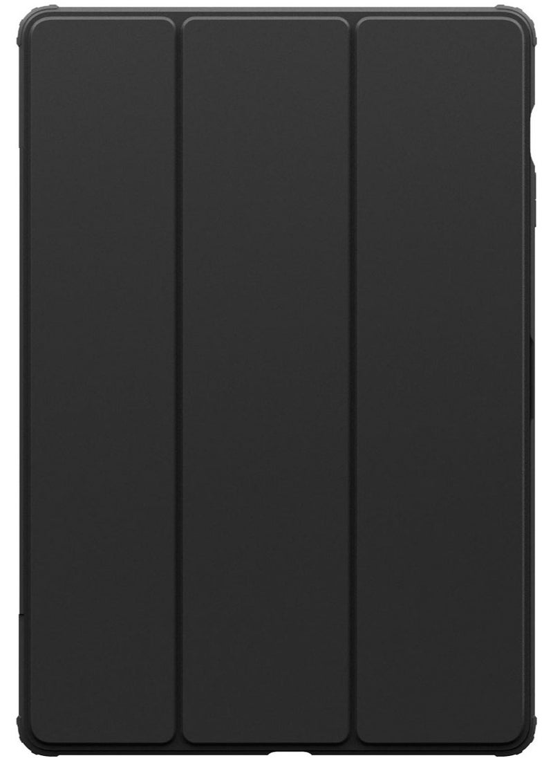 Spigen - Ultra Hybrid Pro for Samsung Galaxy Tab S10 FE+ Case 13.1 inch (2025) Tri-Fold Cover Clear Back with S Pen Holder [Tab S10 FE PLUS] - Black - Image 1