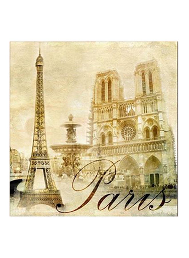 RYN Paris MDF Wall Art Beige/Gold/Black - Image 2