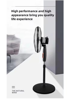 REFURA 4 Speed 16 inches Pedestal Stand Fan 70W Black RE-704  - Image 5
