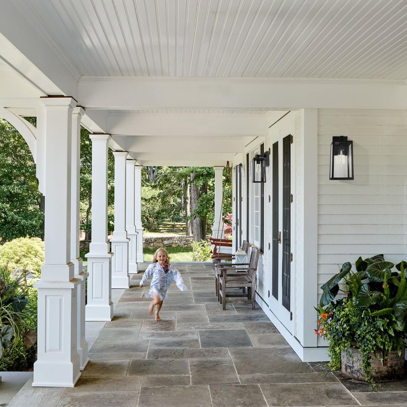 SHINE HAI Dusk to Dawn Outdoor Wall Lantern, Exterior Wall Sconce Fixture with E26 Base, Waterproof Wall Mount Light, Outdoor Lantern for Porch 2 Pack - Image 2