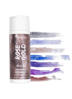 mydentity #mydentity MyRefresh Color Depositing Conditioner, Rose Gold, 6 oz | Temporary Hair Dye | Color Lasts up to 25 washes  - Image 1