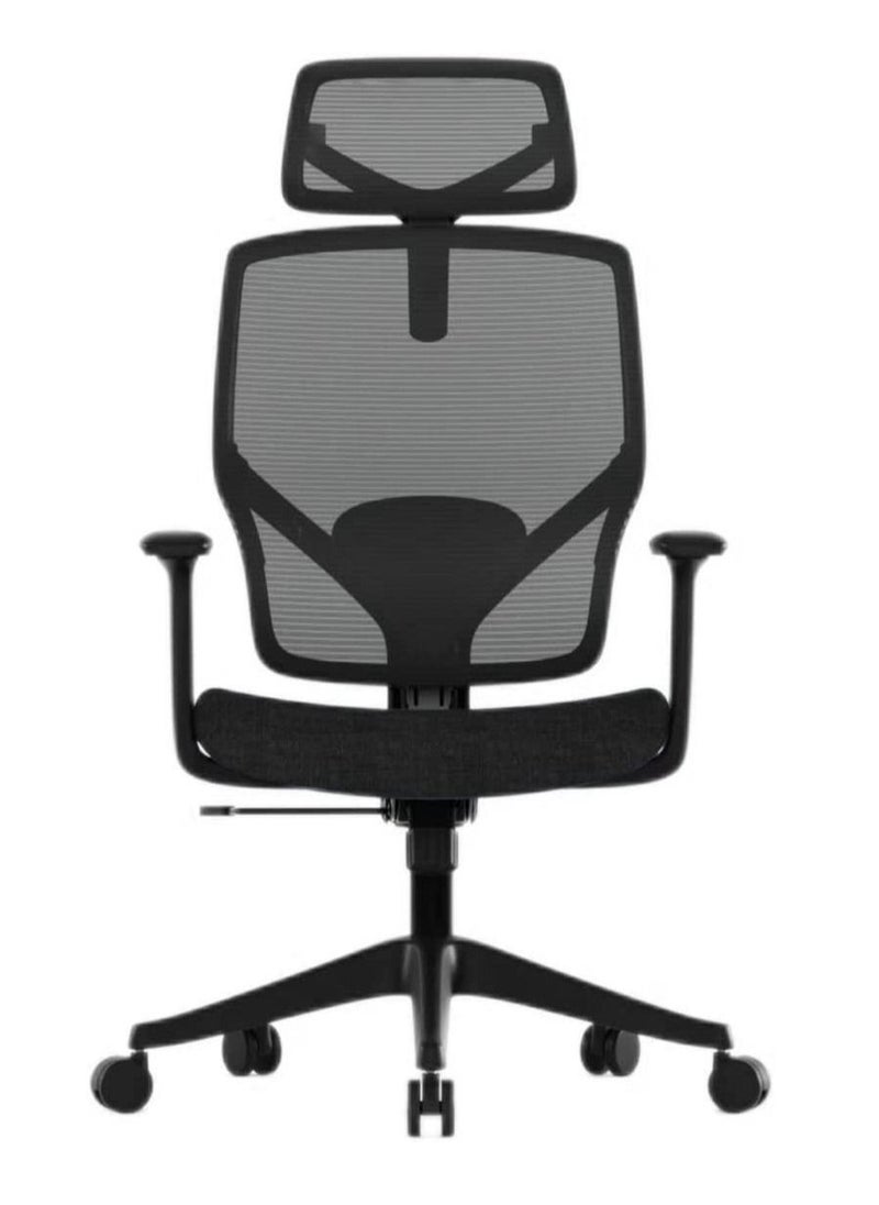 NAVODESK - Navodesk FLY Chair Ergonomic Desk Chair for Home & Office with Adjustable Height Tilt Function and Contoured Backrest Black - Image 1