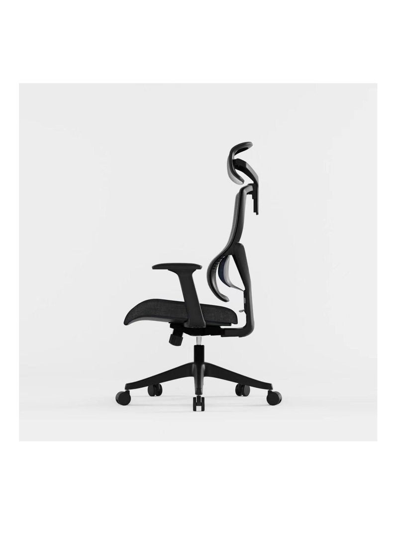 NAVODESK - Navodesk FLY Chair Ergonomic Desk Chair for Home & Office with Adjustable Height Tilt Function and Contoured Backrest Black - Image 1