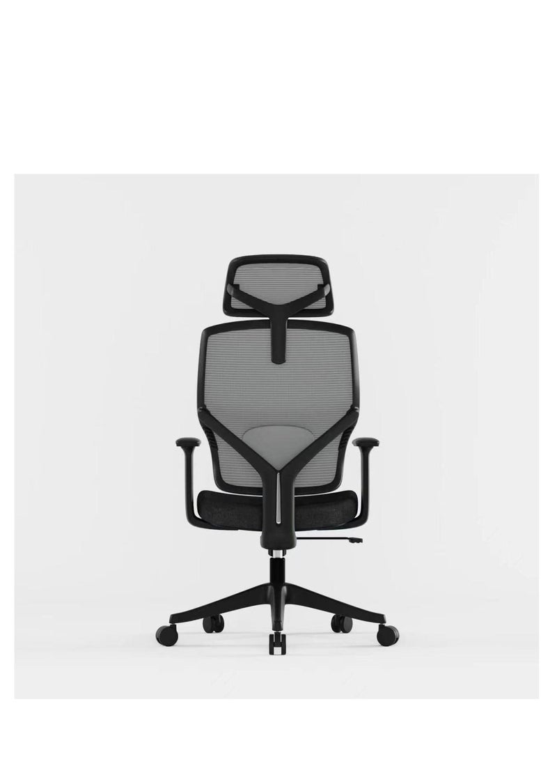 NAVODESK - Navodesk FLY Chair Ergonomic Desk Chair for Home & Office with Adjustable Height Tilt Function and Contoured Backrest Black - Image 1