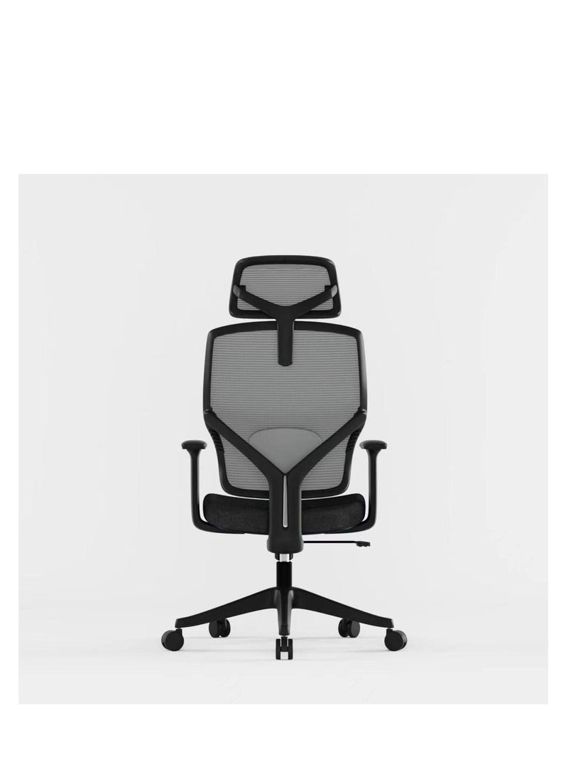 NAVODESK - Navodesk FLY Chair Ergonomic Desk Chair for Home & Office with Adjustable Height Tilt Function and Contoured Backrest Black - Image 1