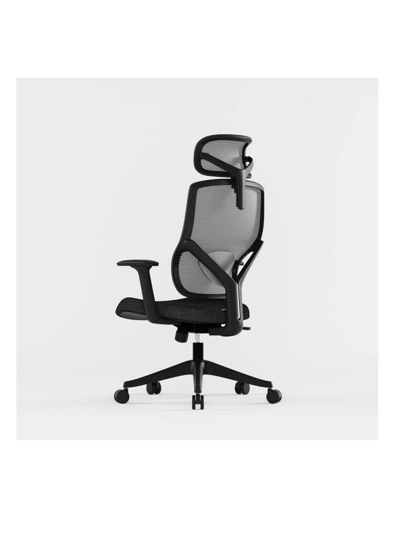 NAVODESK - Navodesk FLY Chair Ergonomic Desk Chair for Home & Office with Adjustable Height Tilt Function and Contoured Backrest Black - Image 1