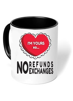 PRINTSHOP4ME Happy Valentine Day with a Black Two-Tone Coffee Mug - Perfect for Couples - Gift for Your Loved One - Gifts for Him Husband - Dad - Boyfriend on Valentines Day  - Image 3