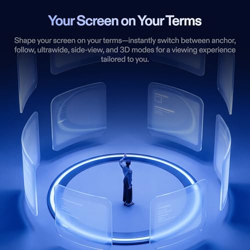 XREAL 1S AR/XR Glasses, 500" Virtual Screen Smart Glasses with 52° FOV, Native 3DoF, REAL 3D, Powered by X1 Chip, Supports All USB-C DP Devices Including iPhone 17/16 and Handhelds, like ROG/SteamDeck - Image 5