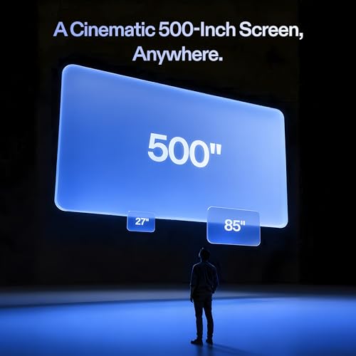 XREAL 1S AR/XR Glasses, 500" Virtual Screen Smart Glasses with 52° FOV, Native 3DoF, REAL 3D, Powered by X1 Chip, Supports All USB-C DP Devices Including iPhone 17/16 and Handhelds, like ROG/SteamDeck - Image 3
