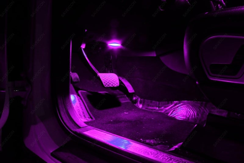SAWE 44mm 12-SMD 3528 Festoon LED Bulbs For Car Side Door Courtesy Rigid Loop 1.73" LED Light Bulbs 561 562 567 (4 pieces) (Pink/Purple) - Image 5