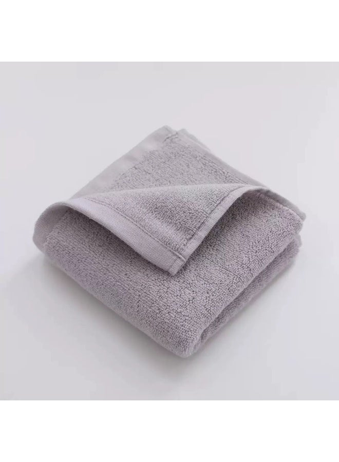 Sharpdo 30*60cm Pure Cotton Towel Soft Thick Face Towel Set Comfortable Absorbent Full Cotton Towel 6 Pack Set - Image 1