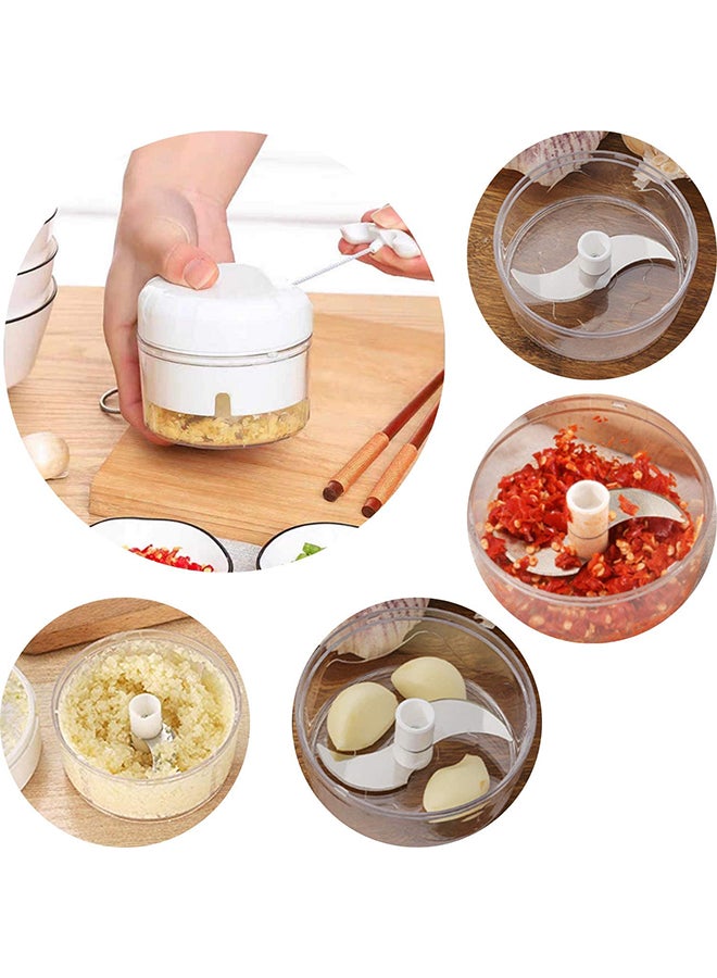 Loquat Manual Food Chopper White 170grams - Image 4