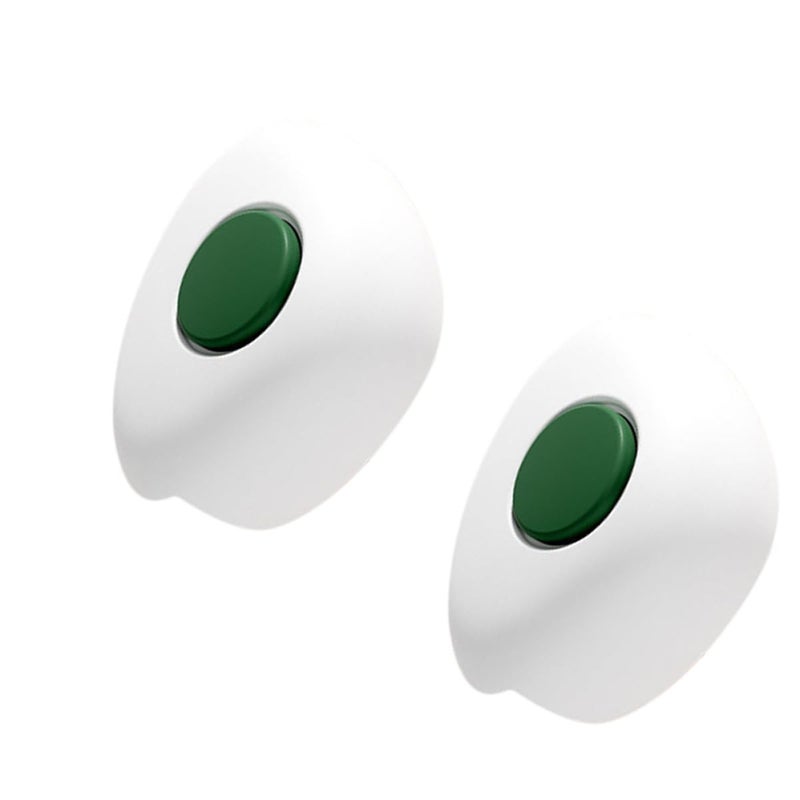 White Silicone Corner Protectors 2 Pack Anti Collision Edge Guards For Furniture - Image 2