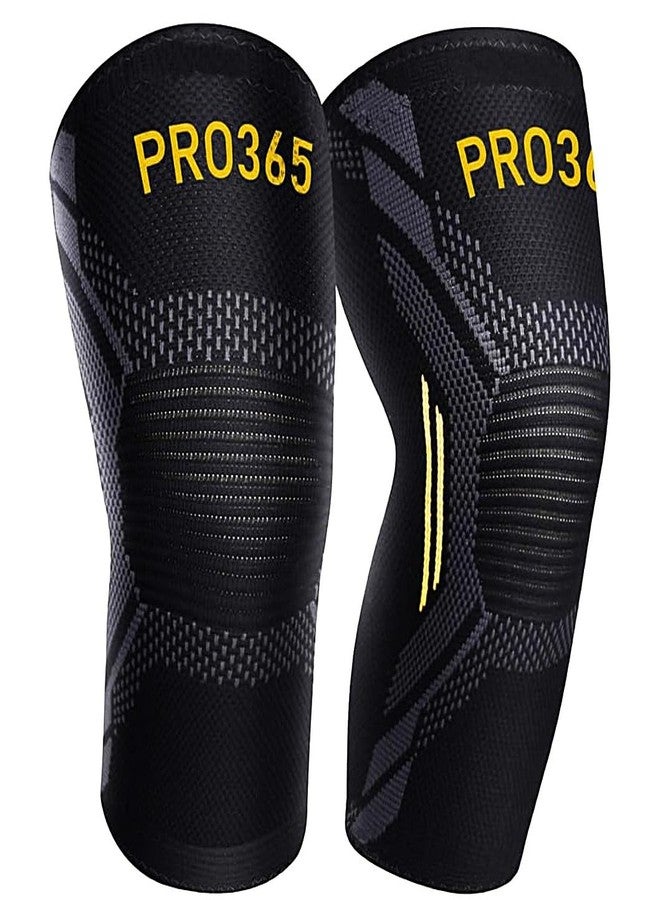 PRO365 Premium Gym Knee Cap| Advanced Pain Relief Brace| Supportive Guard| Stretchable Knee Pad| Protective Knee Band for Men & Women| Medium| - Image 1