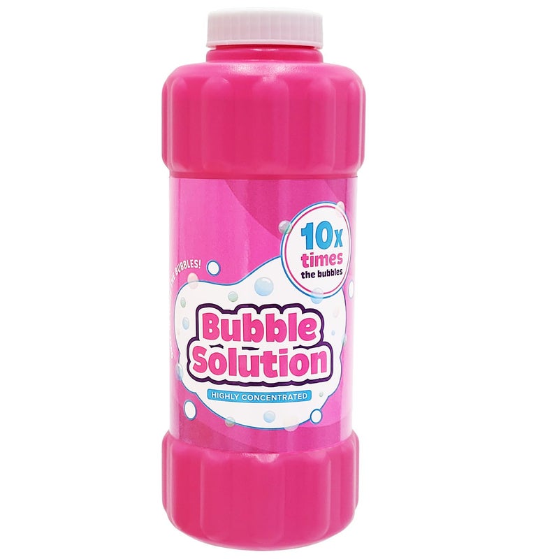 Chochkees Pink 16oz Concentrated Bubble Solution Refills up to 125 Gallons NonToxic Concentrated Solution for Bubble Machines Giant Bubble Wands Bubble Gun and Blowers - Image 3