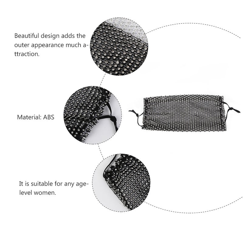 1Pc Fashionable Rhinestone Decorative Women Cover - Image 5