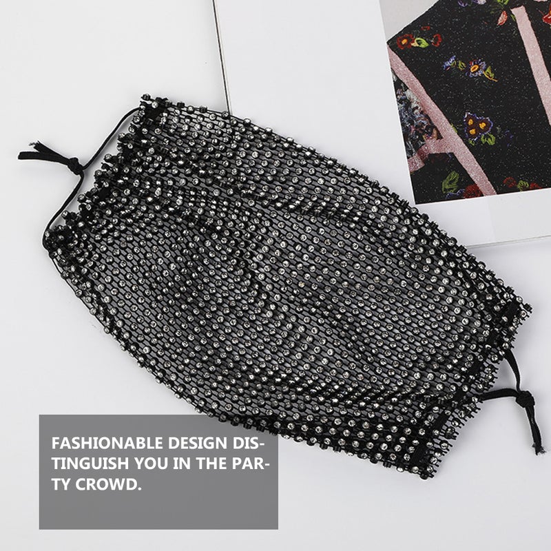 1Pc Fashionable Rhinestone Decorative Women Cover - Image 3