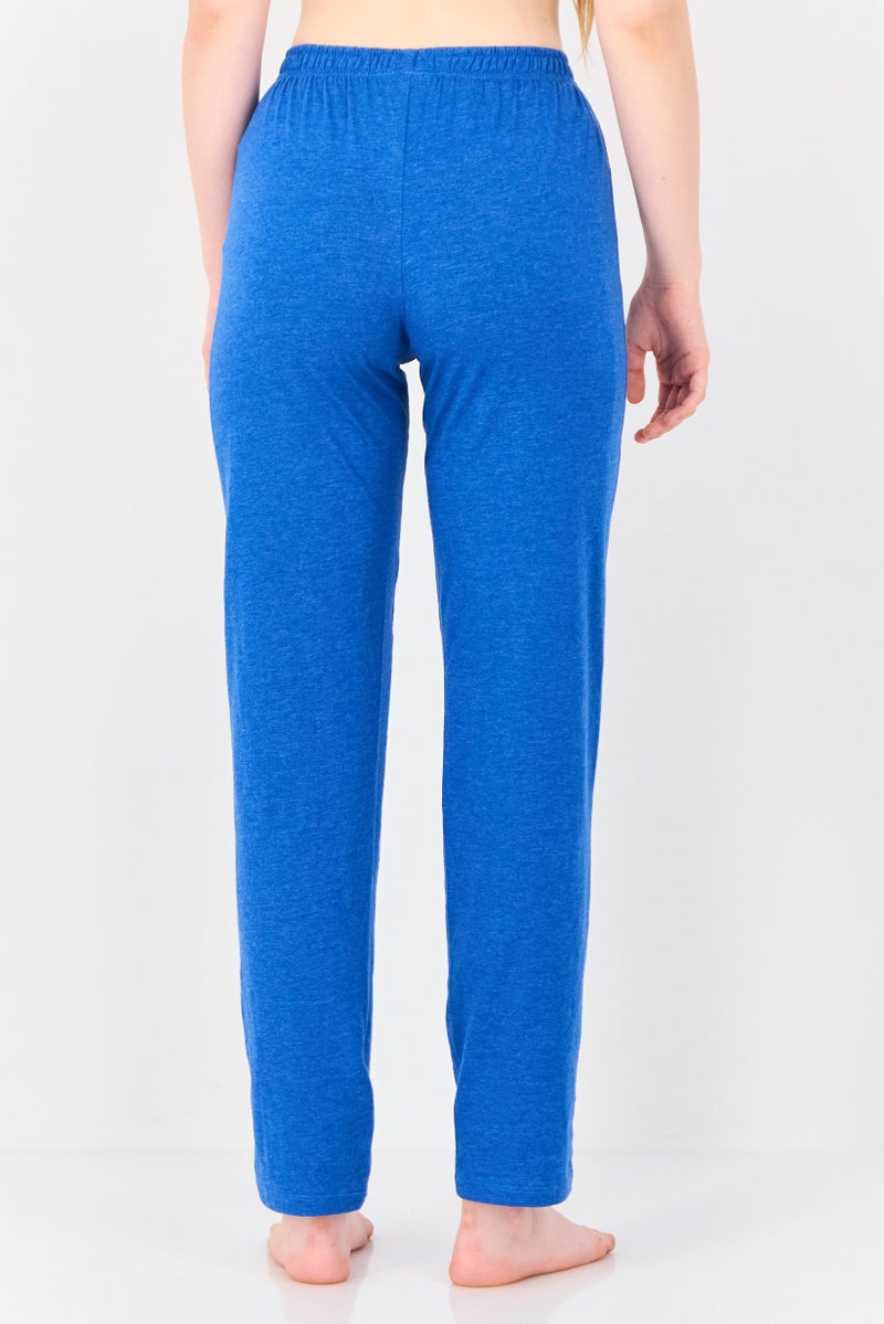 zivame Rosaline By Zivame Women Grapic Print Drawstring Sleepwear Pyjama, Blue - Image 3