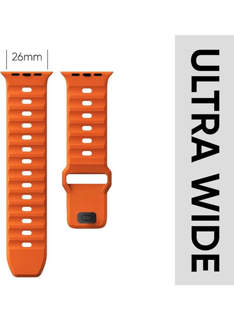 X-level 6 Pack Sport Bands Compatible with Apple Watch Band 49mm 46mm 45mm 44mm 42mm, Soft Silicone Waterproof Wristbands Compatible with iWatch Apple Watch Series 10 9 8 7 6 5 4 3 SE Ultra - Image 2