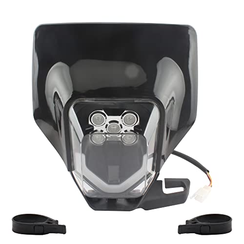 ABCERRSI ABCRRSI Dirt Bike Headlights,Dirtbike LED Headlight Kit Motorcycle Head Lamp Light Kit Universal for Most Pit Bike Enduro,Replacement Headlamp Frontlight for ATV 2017-2022 Husqvarna FE250 FE350 FE45 - Image 1
