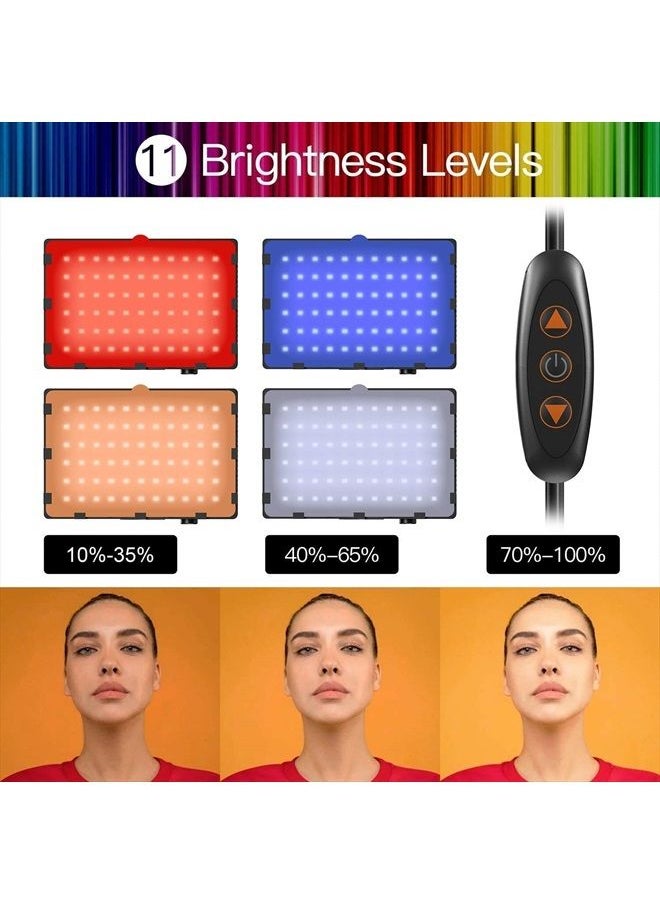 EMART - Emart Led Photo Fill Light Dimmable 5600k & Color Filter with 51inch Adjustable Stand, Portable Studio Lights for Photoshoot, Photography Video Lighting for Video Recording Streaming Filming - Image 1