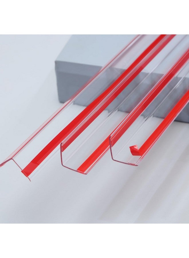 Trimold Clear Peel and Stick L Molding Corner Guards with 90° Angle for Wall Door Frame Cabinet Baseboard Protection and Decoration, 2.9ft x 1.2in (3Pcs) - Image 1