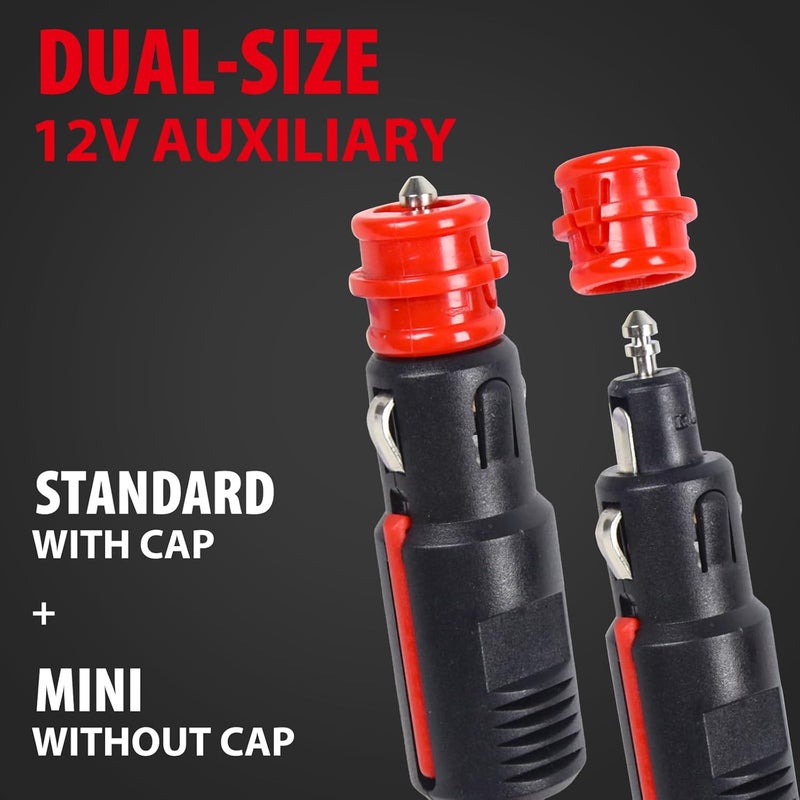 Wuidail Wire Harness Compatible with NOCO GC003 X-Connect Genius Smart Battery Chargers 12V Dual-Size Male Plug Accessory - Image 3
