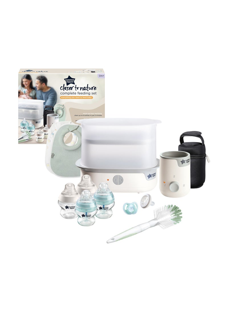 تومي تيبي مجموعة التغذية الكاملة Closer to Nature من Tommee Tippee - باللون الأبيض - Image 1
