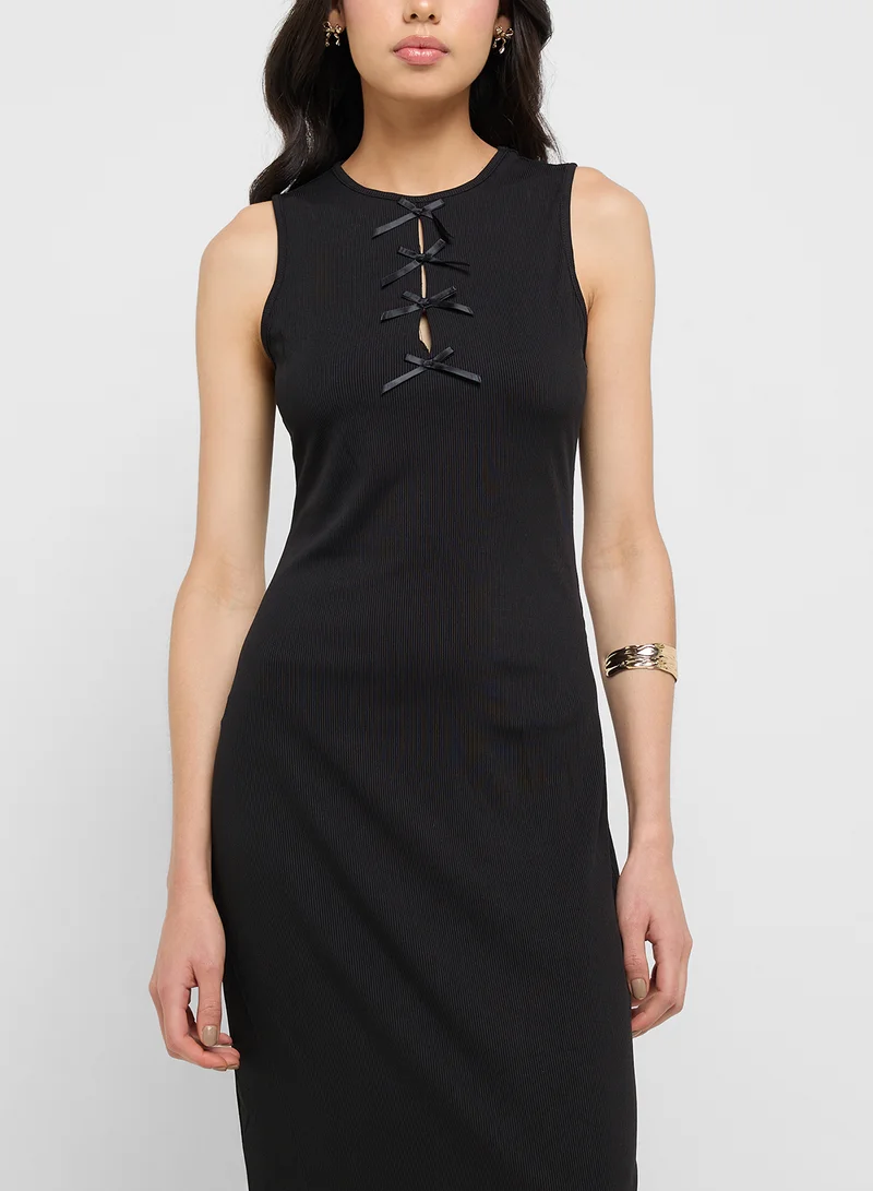 Ginger Ribbed Midi Dress