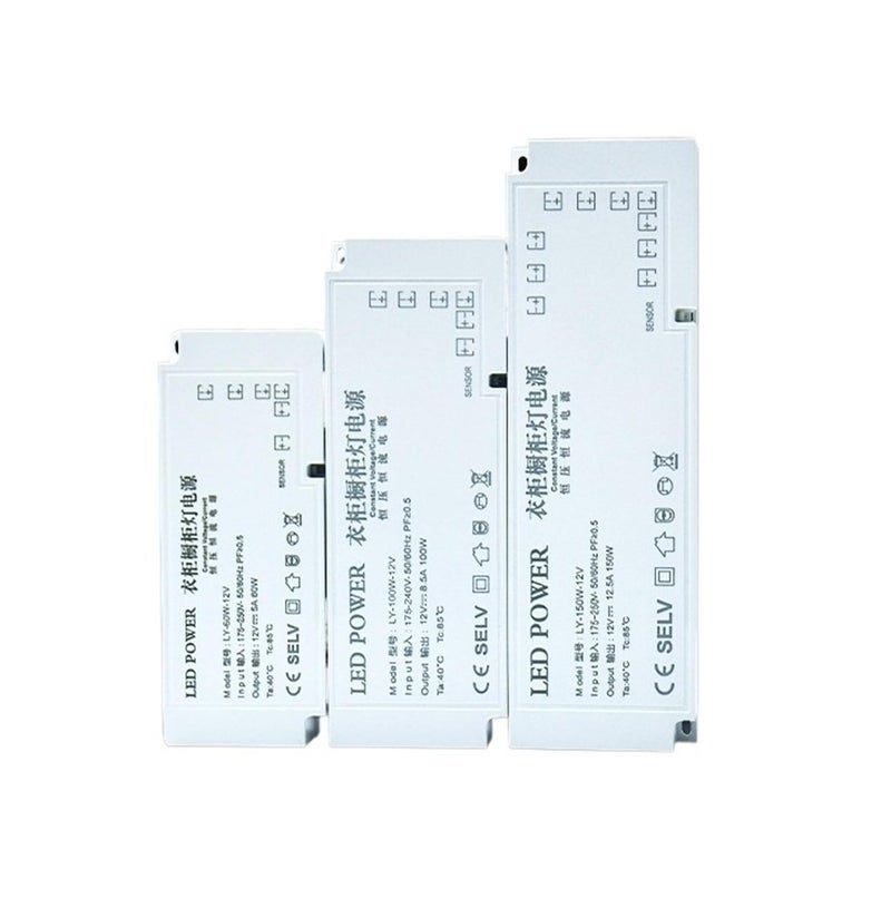 12V 60W LED Power Supply Transformer 6 Port Output For Wardrobe Bookcase Lighting - Image 3