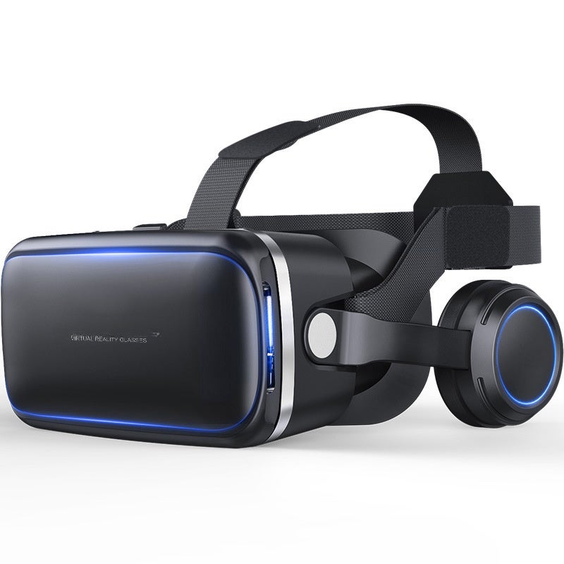 نظارات الواقع الافتراضي ثلاثية الأبعاد الرأسمية الجديدة من المصنع / خوذة الألعاب VR SHINECON السوداء المفضلة للتجارة الحدودية - Image 1