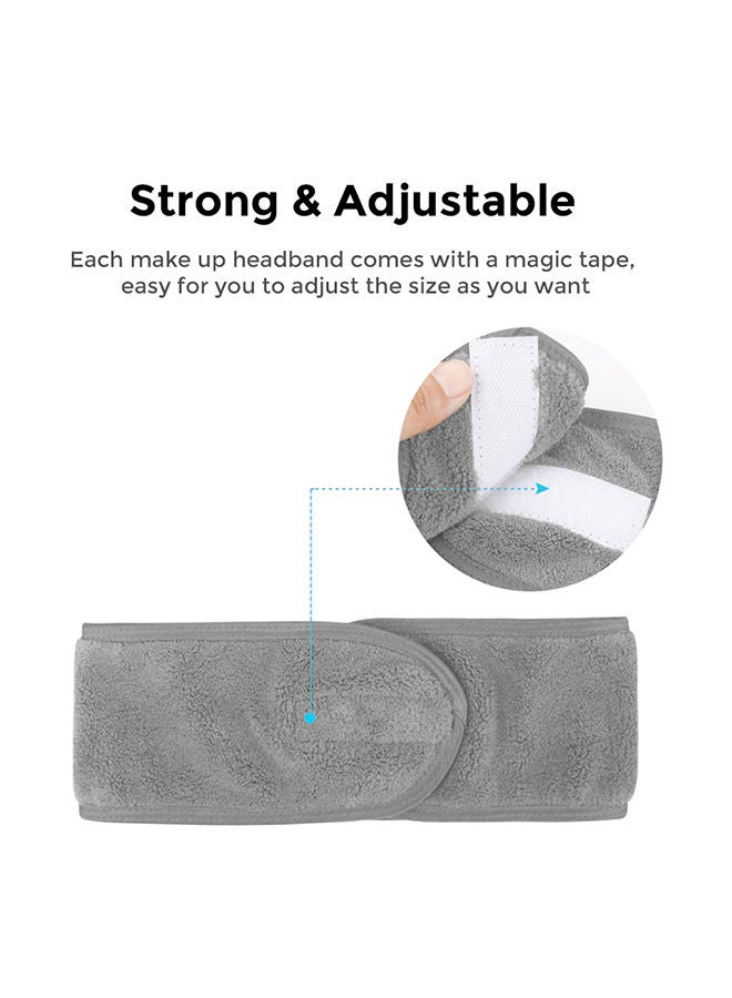 Wownect [4 in 1] Makeup Remover Cloth Reusable Microfiber Face Towel Washable, Square Facial Cleansing Cloth, Makeup Hair Band for Sports Yoga Gym Band [Machine Washable] - Image 4