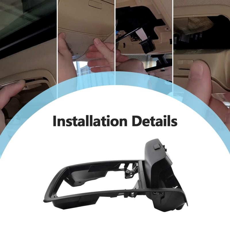 Car Sun Glasses Case 1KD868837 Replacement For MK5 MK6 B6 Rabbit - Anti Drop Glasses Holder Durable ABS Case For Seat Alhambra Superb Roof Mounted - Image 4