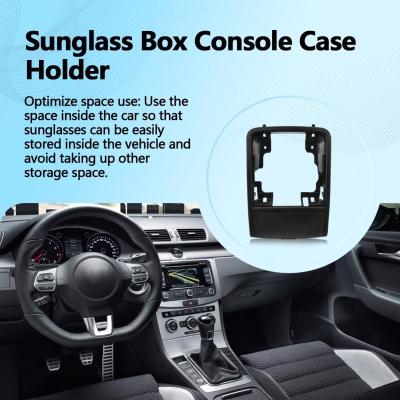 Car Sun Glasses Case 1KD868837 Replacement For MK5 MK6 B6 Rabbit - Anti Drop Glasses Holder Durable ABS Case For Seat Alhambra Superb Roof Mounted - Image 5