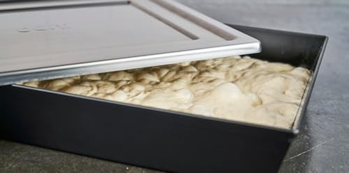 ooni Detroit-Style Pizza Pan 13 x 10 Inch - Rectangular Deep Dish Pizza Pan with Lid, Non-Stick Aluminum Pan, Rectangle Baking Pan & Proofing Tray - Image 4