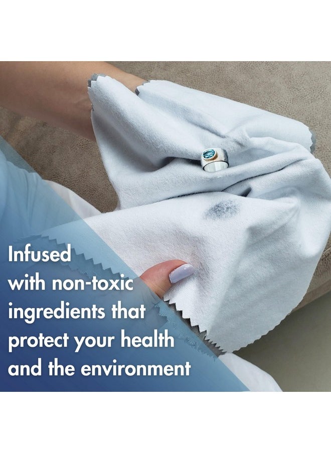 Mayflower Products - Mayflower Polishing Cloth for Silver, Gold, Platinum USA Made. Pure Cotton Pro Size Cleaning Cloth That Shines Like New Jewelry Watches Engagement Rings Silverware Coins Diamonds Musical Instruments - Image 1