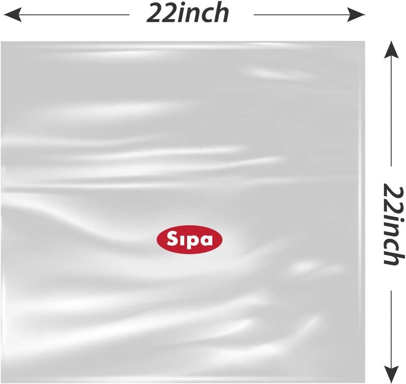 SIPA أكياس فرن متعددة الاستخدامات من سيبا 22 × 22 أكياس خبز بدون فوضى للدجاج واللحم والديك الرومي والأسماك والمأكولات البحرية والخضروات 10 - Image 5