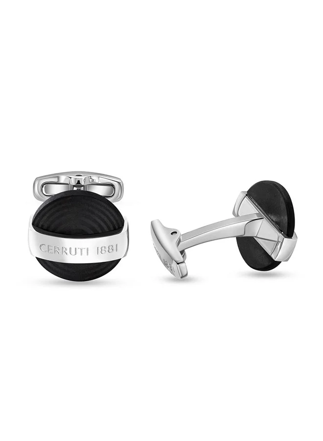شيروتي 1881 Gents Cufflink Silver â€“ Elegant and Timeless Design