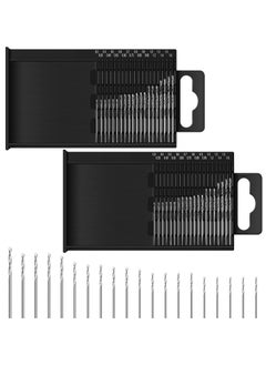Generic 40-Piece 0.3-1.6 mm Mini Drill Bit Set, Drill Bits Small Shank Twist Drill, High Speed Steel Boards Tiny Drill Bits  - Image 1