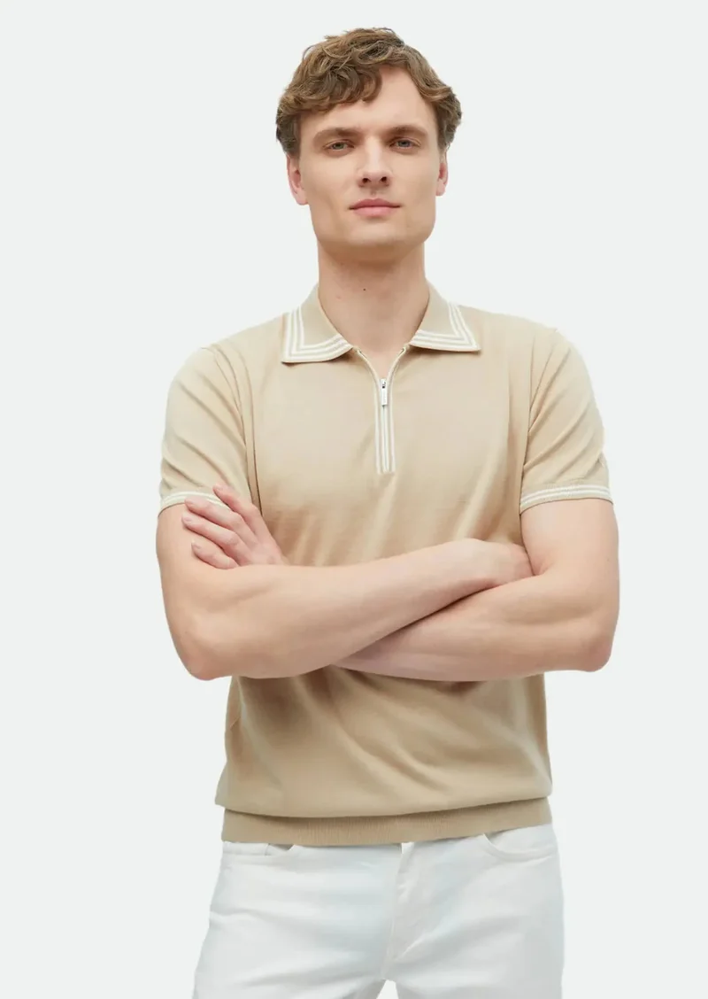 RAMSEY Beige Knitwear